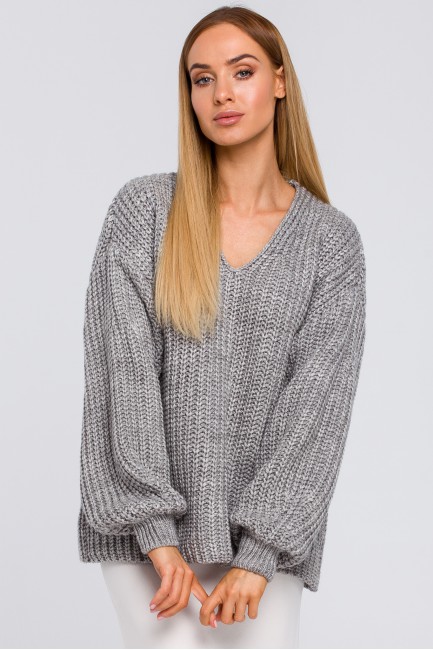 CM4804 Luźny sweter z...