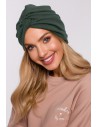Czapka typu turban - militarno-zielona