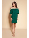 Krótka sukienka typu hiszpanka - zielona